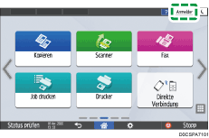 Abbildung Bedienfeld-Display