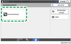 Abbildung Bedienfeld-Display
