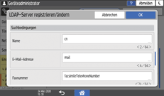 Abbildung Bedienfeld-Display