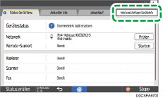Abbildung Bedienfeld-Display