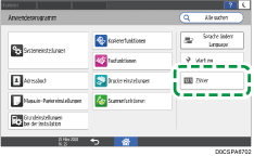 Abbildung Bedienfeld-Display