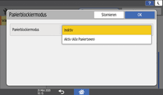 Abbildung Bedienfeld-Display