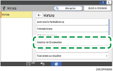 Abbildung Bedienfeld-Display
