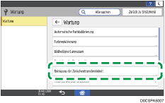 Abbildung Bedienfeld-Display