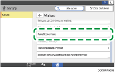 Abbildung Bedienfeld-Display