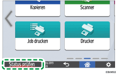 Abbildung Bedienfeld-Display