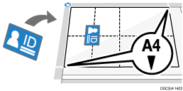 Illustration of ID card copy