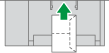 Illustration of loading envelope in the bypass tray