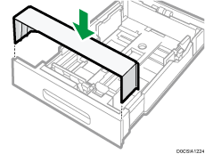 Paper tray illustration