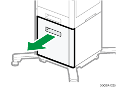 Large capacity tray illustration