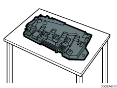 Waste toner illustration