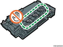 Waste toner illustration