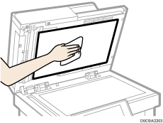 One-pass duplex scanning ADF illustration