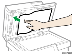 One-pass duplex scanning ADF illustration