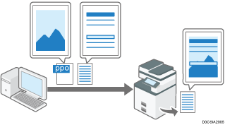 Illustration of overlay printing