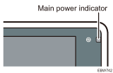 Operation panel screen illustration