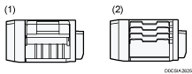 Illustration of external options numbered callout illustration