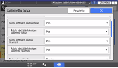 Käyttöpaneelin näyttö