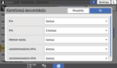 Käyttöpaneelin näyttö