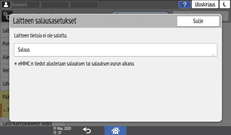 Käyttöpaneelin näyttö
