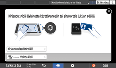 Käyttöpaneelin näyttö