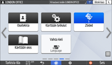 Käyttöpaneelin näyttö