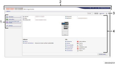 Numeroitu selaimen näytön kuva