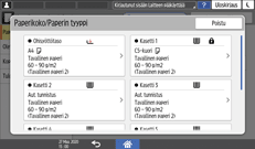 Käyttöpaneelin näyttö