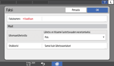 Käyttöpaneelin näyttö