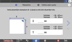 Käyttöpaneelin näyttö