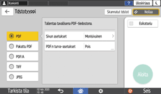 Käyttöpaneelin näyttö