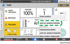 Käyttöpaneelin näyttö
