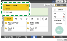 Käyttöpaneelin näyttö