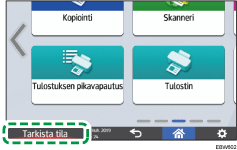 Käyttöpaneelin näyttö