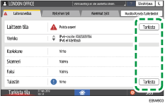 Käyttöpaneelin näyttö