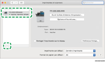 Illustration de l'écran Pilote