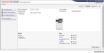 Illustration de la page du navigateur Web
