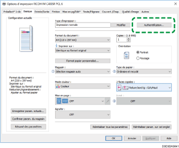 Illustration de l'écran Pilote