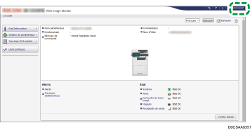 Illustration de la page du navigateur Web