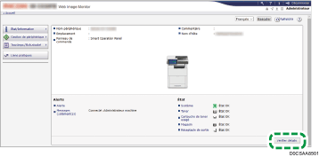 Illustration de la page du navigateur Web