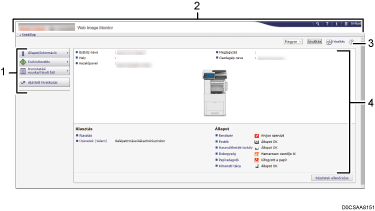 Webböngésző ábrája számozott illusztráció