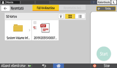 A kezelőpanel ismertetése