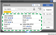 A kezelőpanel ismertetése
