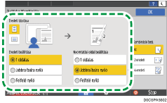 A kezelőpanel ismertetése