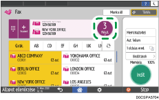 A kezelőpanel ismertetése