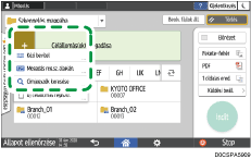 A kezelőpanel ismertetése