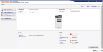Illustrasjon av nettleserskjerm