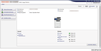 Illustrasjon av nettleserskjerm