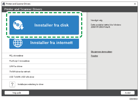 Illustrasjon av driverinstallasjon