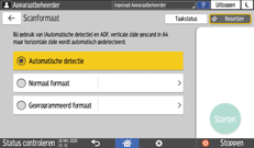 Afbeelding van bedieningspaneel